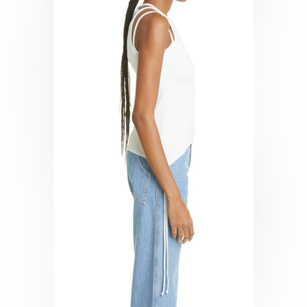 Dion Lee Double Ties Tank Top In Clear Blue - image 4